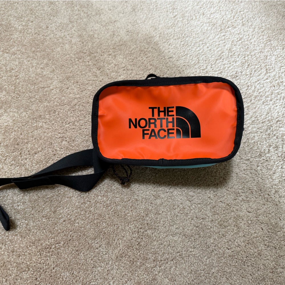The North Face Orange and Black Crossbody Bag